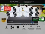 Cámaras de Seguridad x8 + DVR Gadnic SX16 IP Premium Interior / Exterior Visión Nocturna 1Tb