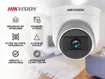 Cámara de Seguridad Cámara de Torreta Fija Domo Hikvision DS-2CE76D0T-EXIPF de 2 MP Interior