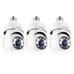 Kit x3 de Cámaras IP Bulbo Gadnic