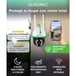 Cámara de Seguridad Gadnic P245F22 Domo 3MP IP66 Wifi Visión Nocturna