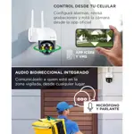Cámara de Seguridad Gadnic P245F22 Domo 3MP IP66 Wifi Visión Nocturna