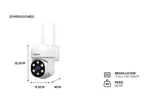 Cámara de Seguridad IP Domo SriHome SH061 Full HD Vision Nocturna