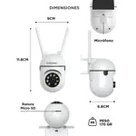 Cámara de seguridad Gadnic SX19 WiFi interior Full HD Con App y Visión Nocturna