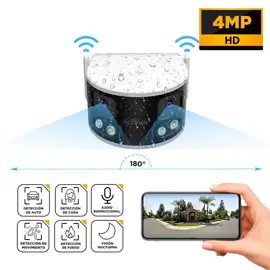 Camara De Seguridad Wifi  4Mp 4K Ia...