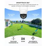 Camara De Seguridad Wifi Exterior Srihome SH072 8MP 4K Dual Wifi 24G 5G Lente 36mm