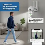 Camara de Seguridad Wifi Exterior Full HD Waggs Blanca