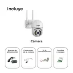 Camara de Seguridad Wifi Exterior Full HD Waggs Blanca