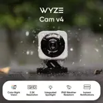 Cámara de seguridad Wyze Cam v4 2K HD Wi-Fi interior/exterior blanca