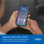 Cámara de vídeo inteligente con timbre TP-Link Tapo D210 con resolución 2K