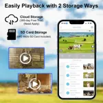 Cámara de seguridad HOSAFE.COM 4G LTE inalámbrica para exteriores con panel solar