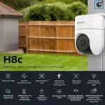 Combo X2 Cámara Seguridad Ezviz H8C WiFi Exterior Full HD 360° Visión Nocturna