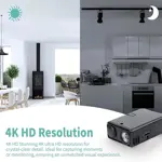 Cámara Xiaomi 4K Mini WiFi con Detección de Movimiento Black-32GB Card