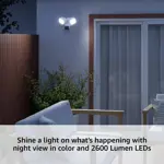 Cámara De Seguridad Inteligente Blink Wired Floodlight Camera BFM00100UW Con Foco LED 2600 Lúmenes