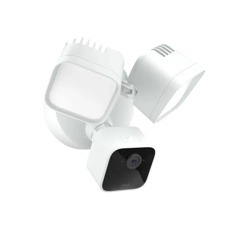 Cámara De Seguridad Inteligente Blink Wired Floodlight Camera BFM00100UW Con Foco LED 2600 Lúmenes