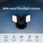 Cámara de Seguridad Blink Wired Floodlight Camera BFM00100U Reflector LED 2600 Lúmenes Audio