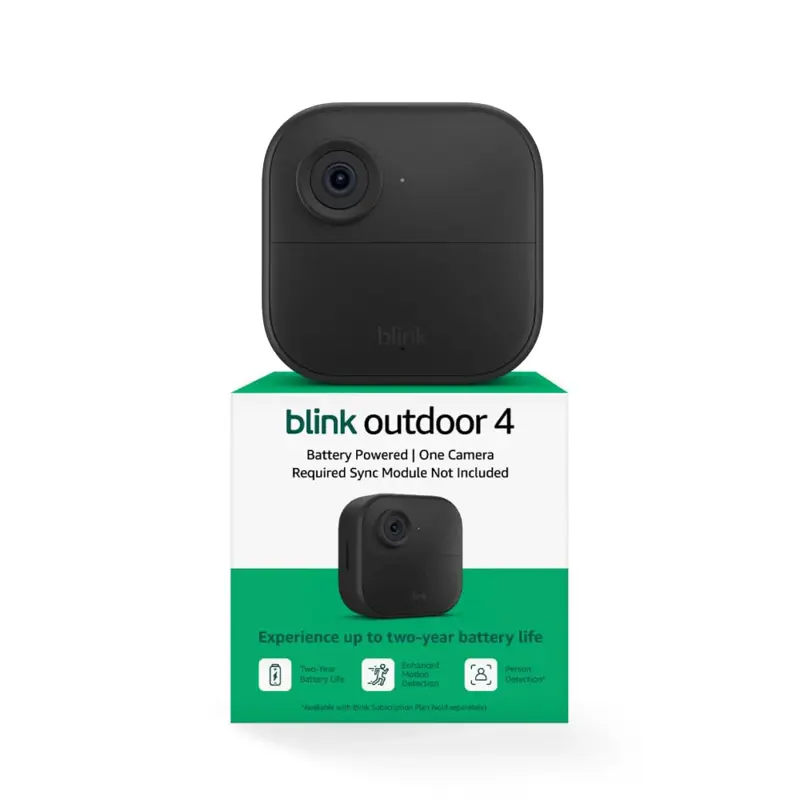 Cámara de Seguridad Inteligente Inalámbrica Blink Outdoor 4 HD 1080p BCM00500U
