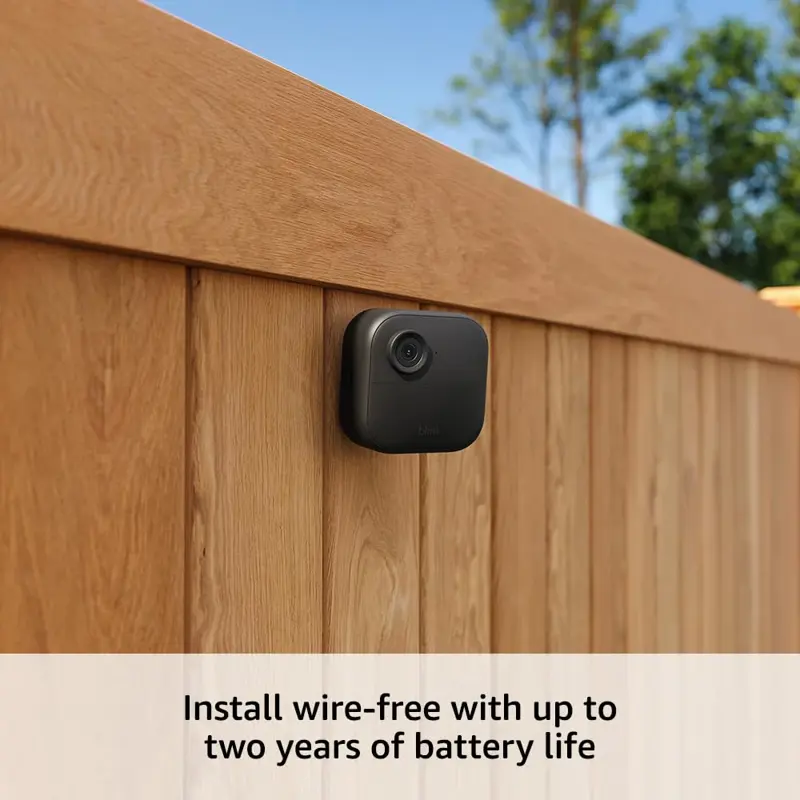 Cámara de Seguridad Inteligente Inalámbrica Blink Outdoor 4 HD 1080p BCM00500U
