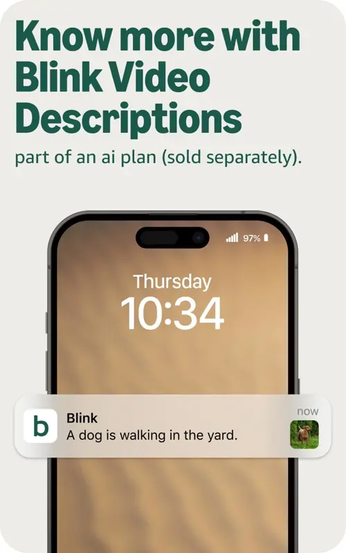 Cámara De Seguridad Blink Outdoor 2K+ BSM00600U Sistema De 3 Cámaras Blanco