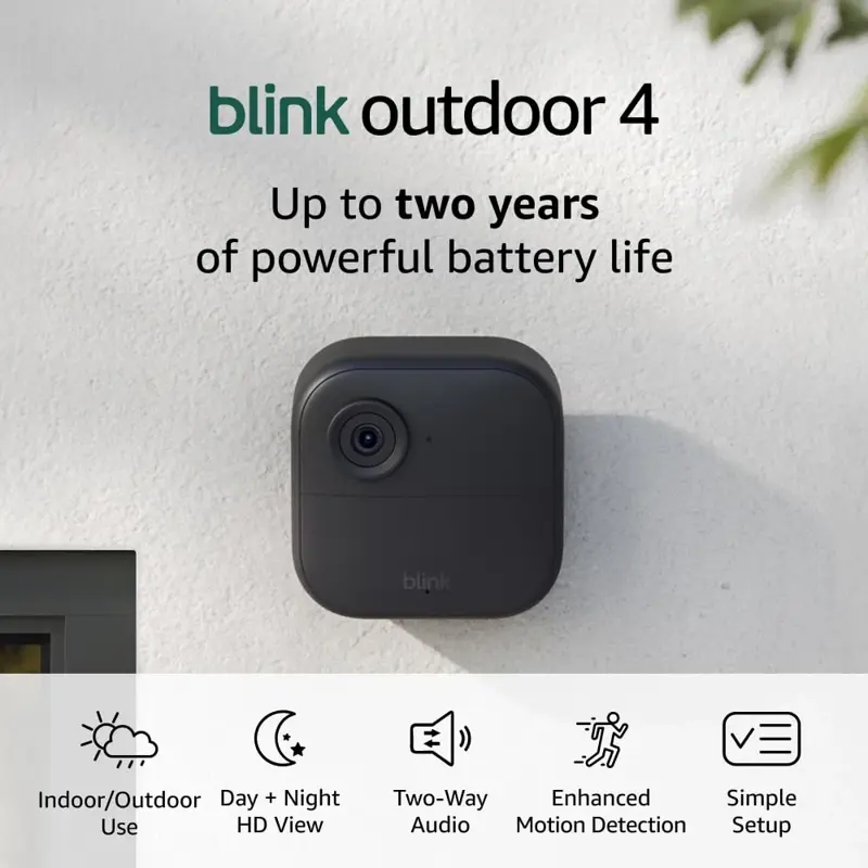 Camara Seguridad Blink Outdoor 4 Sistema 2 Camaras Ring