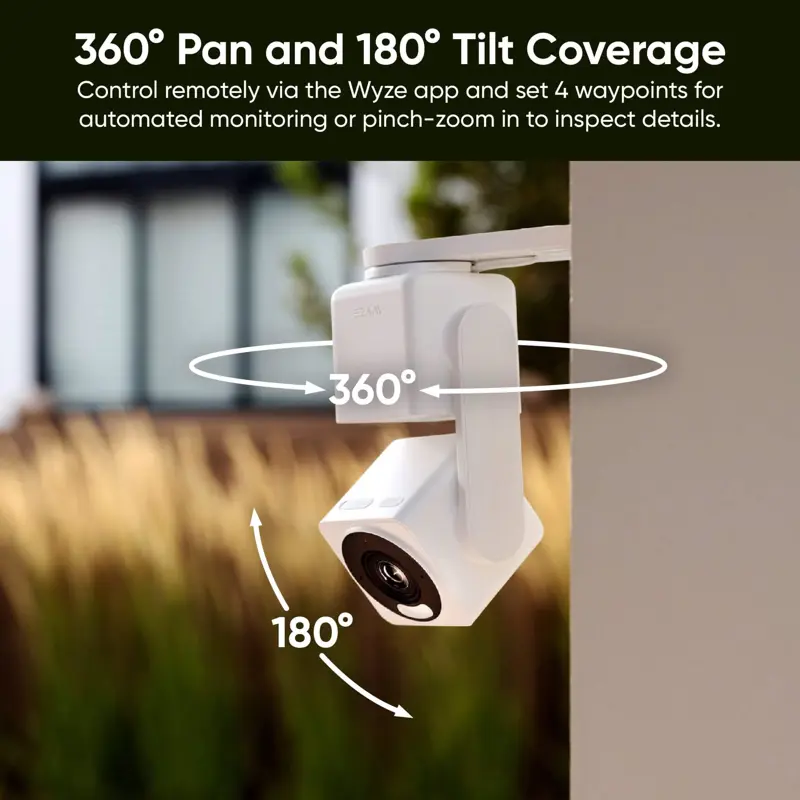 Cámara Seguridad Interior/Exterior WYZE Cam Pan v4 4K 360°