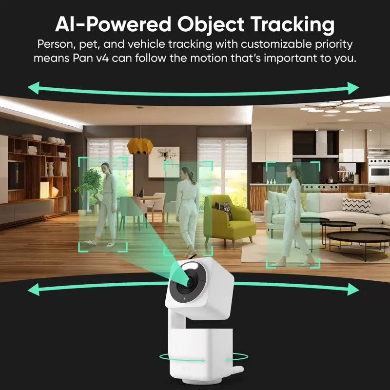 Cámara Seguridad Interior/Exterior WYZE Cam Pan v4 4K 360°