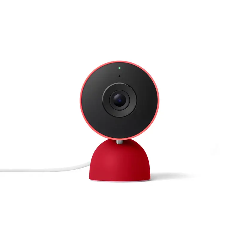 Cámara De Seguridad Google Nest Cam Indoor 3ra Gen Cableada 2K HDR Berry GA09974 US