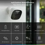 Cámara de Seguridad Exterior Inalámbrica Chamberlain myQ MYQ-C39VXXW Resolución 2K Visión Nocturna