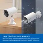 Cámara De Seguridad Inalámbrica Para Exterior Tapo C402 Wi-Fi Visión Nocturna A Color