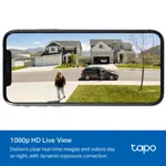 Cámara De Seguridad Inalámbrica Para Exterior Tapo C402 Wi-Fi Visión Nocturna A Color