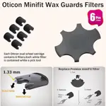 Filtros Cera Oticon Minifit Prowax 30 Unidades Blanco-1mm