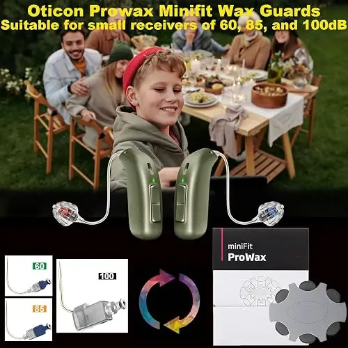 Filtros Cera Oticon Minifit Prowax 30 Unidades Blanco 1mm