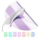 Máscara Led Facial 7 Luces Fototerapia Antiedad Rosacea Acne