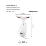 Masajeador Facial Gadnic LM9000 Tecnología LED Anti envejecimiento