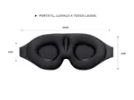 Antifaz Mascara Para Dormir Memory Foam + Tapones de Oído