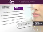 Kit Espátula Facial Gadnic CL50 + Extractor De Puntos Negros