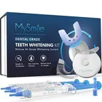 Kit de blanqueamiento dental MySmile con luz LED, 10 minutos y 3 geles