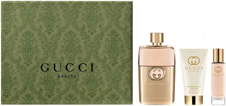 Set de perfume de regalo Gucci Guilty para mujer Eau de Parfum 90 ml