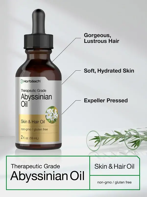 Aceite abisinio Horbaach para el cabello y la piel, 30 ml