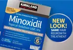 Tratamiento para el crecimiento del cabello Kirkland Minoxidil 5% para hombres, 12 oz