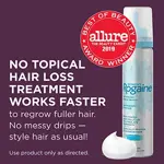 Espuma de Minoxidil Rogaine 5% para Mujeres para adelgazamiento y pérdida de cabello