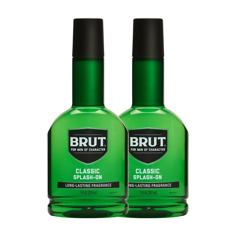 Aftershave Brut 207?ml Pack de 2 Cuidado Calmante para la Piel