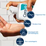 Jabón facial CeraVe con ácido salicílico al 2% para piel grasa, 240 ml