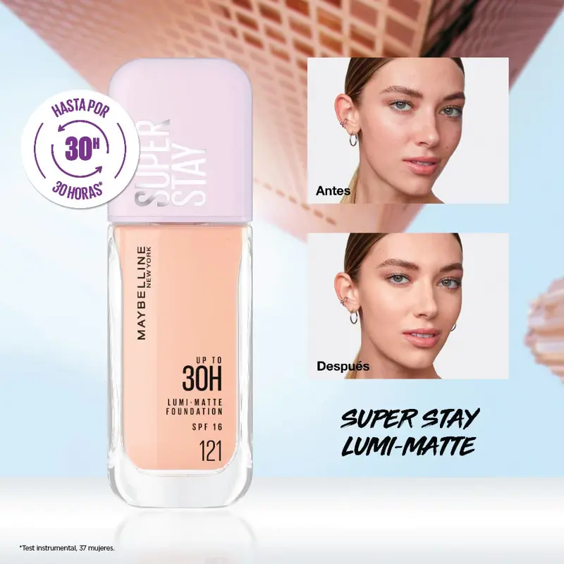 Base de Maquillaje Maybelline Super Stay Lumi Matte