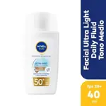 Protector Solar Nivea Sun Ultra Light Daily Fluid Tono medio FPS 50+