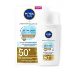 Protector Solar Nivea Sun Ultra Light Daily Fluid Tono medio FPS 50+