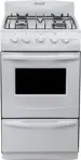 Cocina a Gas Candor S2 - 51cm, 4 Hornallas, Easy Clean, Gas Envasado, Blanca