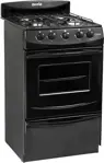 Cocina Candor S2 Gas Envasado 4 Hornallas 51cm Negra ESCORIAL 