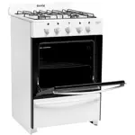Cocina Gas Envasado ESCORIAL MASTER CLASSIC 4 Hornallas 56 CM Blanca