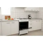 Cocina Gas Envasado ESCORIAL MASTER CLASSIC 4 Hornallas 56 CM Blanca