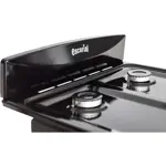 Cocina Gas Envasado ESCORIAL CANDOR S2 4 Hornallas 51 CM Negro